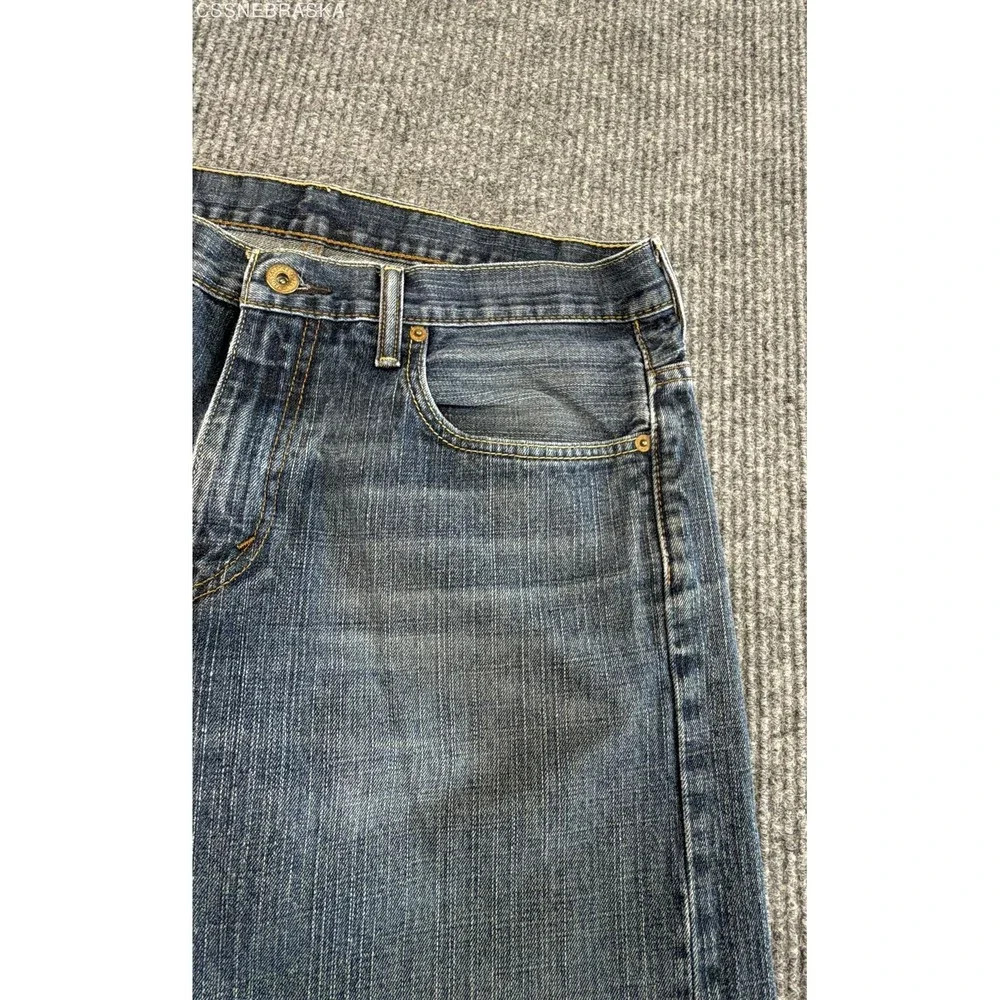 Levis 569 Mens Loose Straight Fit Denim Pants Medium Wash W33 L32 PC9-00569-0041